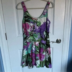 Trina Turk Floral Fit & Flare Mini Dress 18752